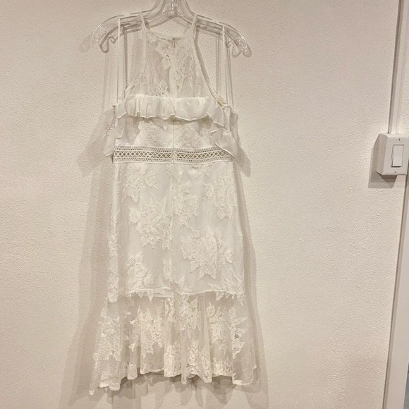 NWT Two Sisters the Label White Lace Dress Size 8 - Picture 4 of 5
